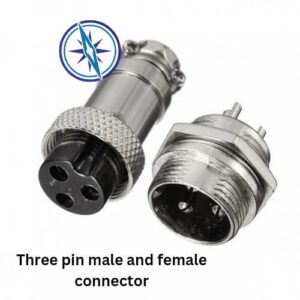 3 pin circular aviation sock